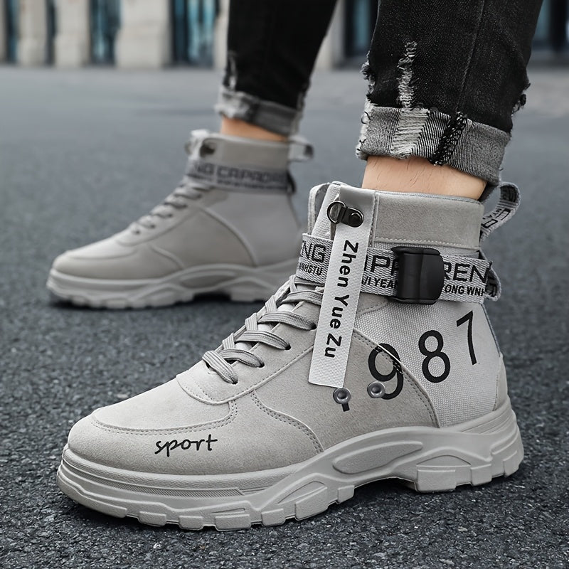 Men’s Stylish Hiking Boots – Durable Non-Slip Outdoor Ankle Boots