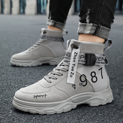 Men’s Stylish Hiking Boots – Durable Non-Slip Outdoor Ankle Boots