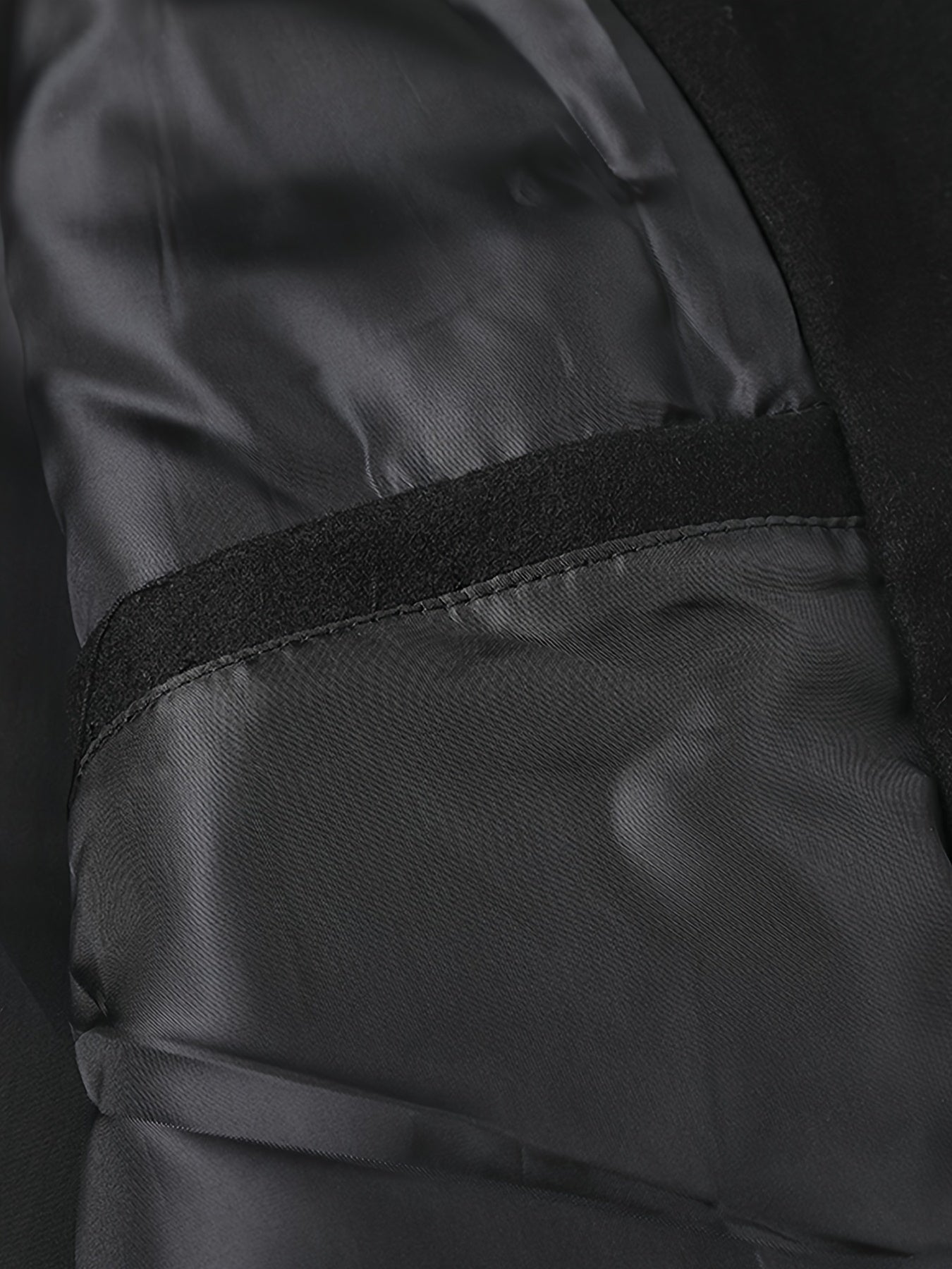 Men’s Retro Embroidered Baseball Jacket – Thick Wool Blend Street Coat