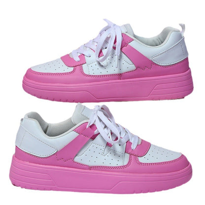 Loom & Soul Unisex Platform Sneakers – European & American Style Non-Slip Casual Sports Shoes with Soft EVA Sole