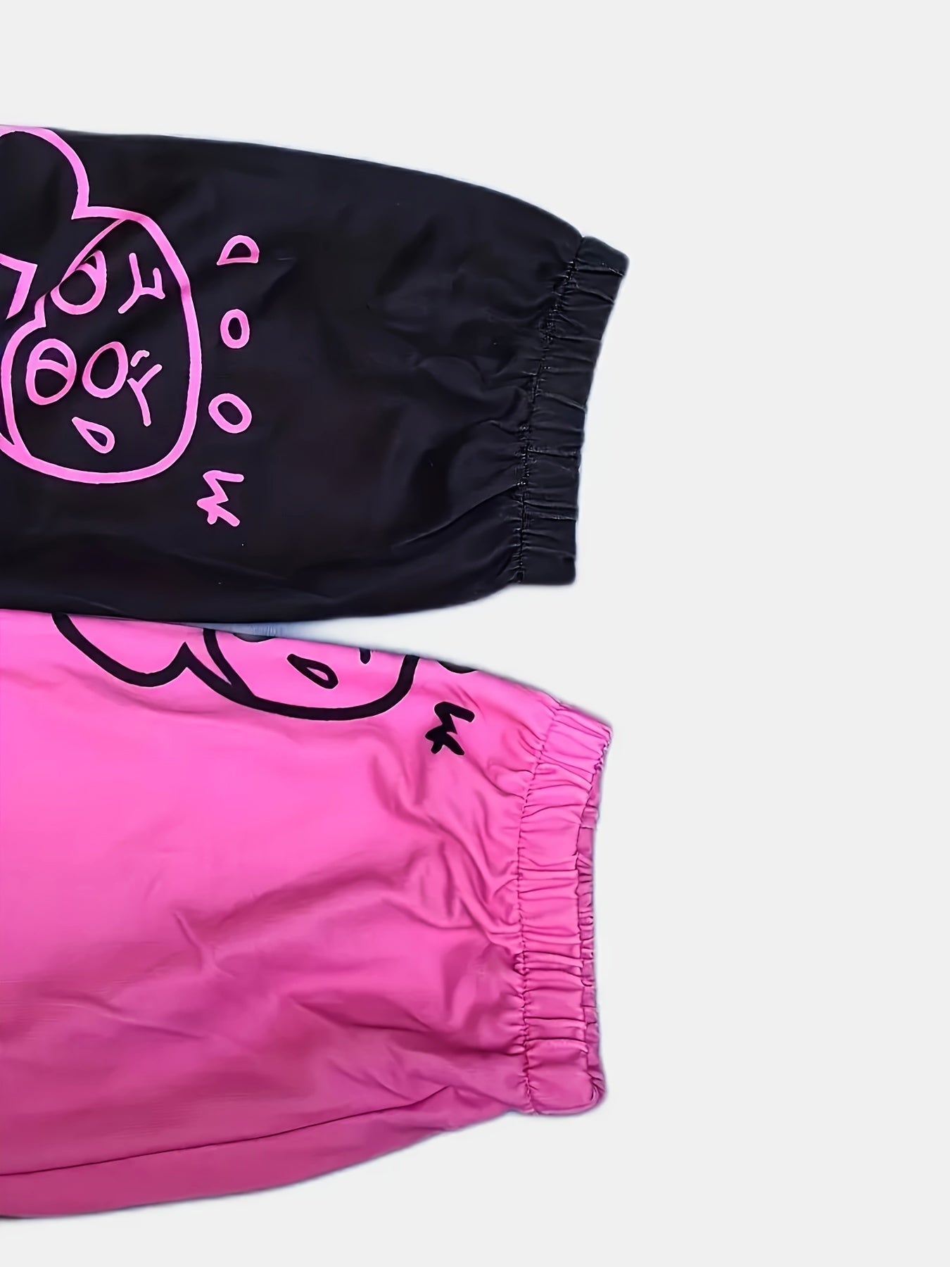 Women’s Color-Block Jogger Pants – Loose-Fit Casual Streetwear