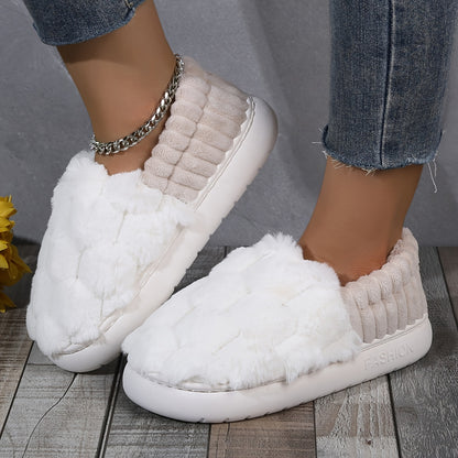 Pantuflas de Lujo Forradas para Mujer – Comodidad sin Cierres para Interiores y Exteriores