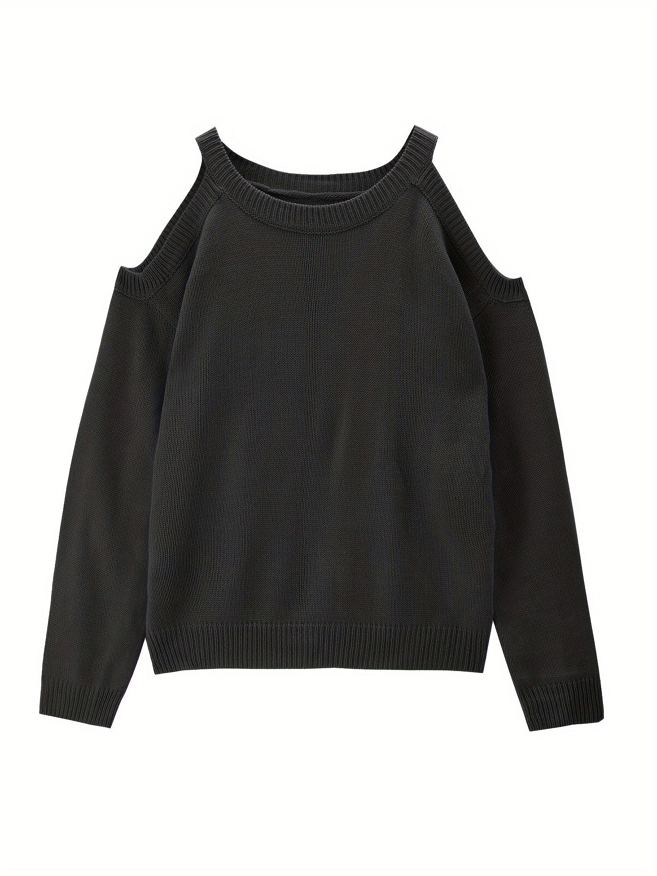 Women’s Elegant Crew Neck Pullover – Soft Knit Fall/Winter Sweater