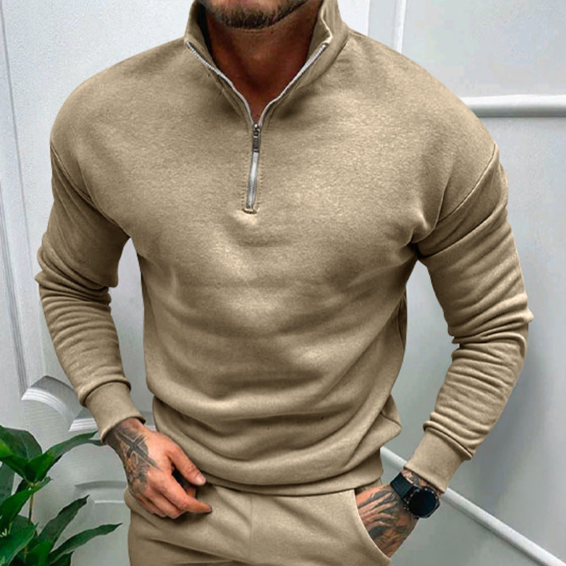 Loom & Soul™ Solid Color Pullover Sweatshirt – Casual Long Sleeve Top for Everyday Comfort & Style