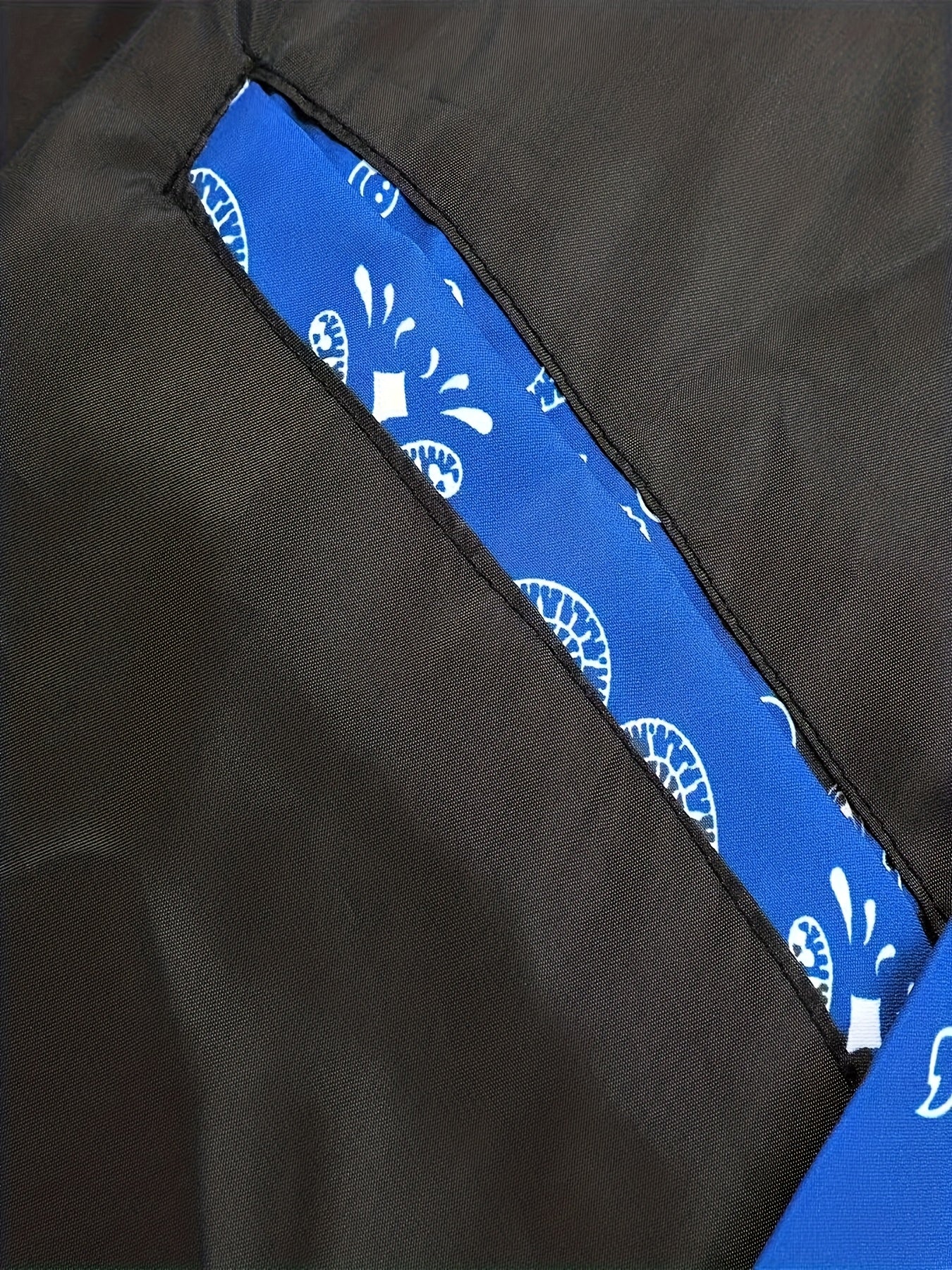 Men’s Paisley Bomber Jacket – Vintage Stand Collar Casual Outerwear