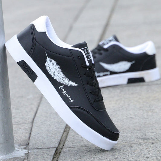 Loom & Soul Men’s Spring Casual Sneakers – Waterproof Lace-Up Flats for Everyday Style and Comfort