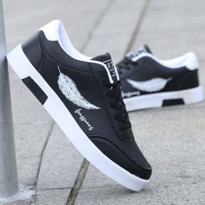 Loom & Soul Men’s Spring Casual Sneakers – Waterproof Lace-Up Flats for Everyday Style and Comfort