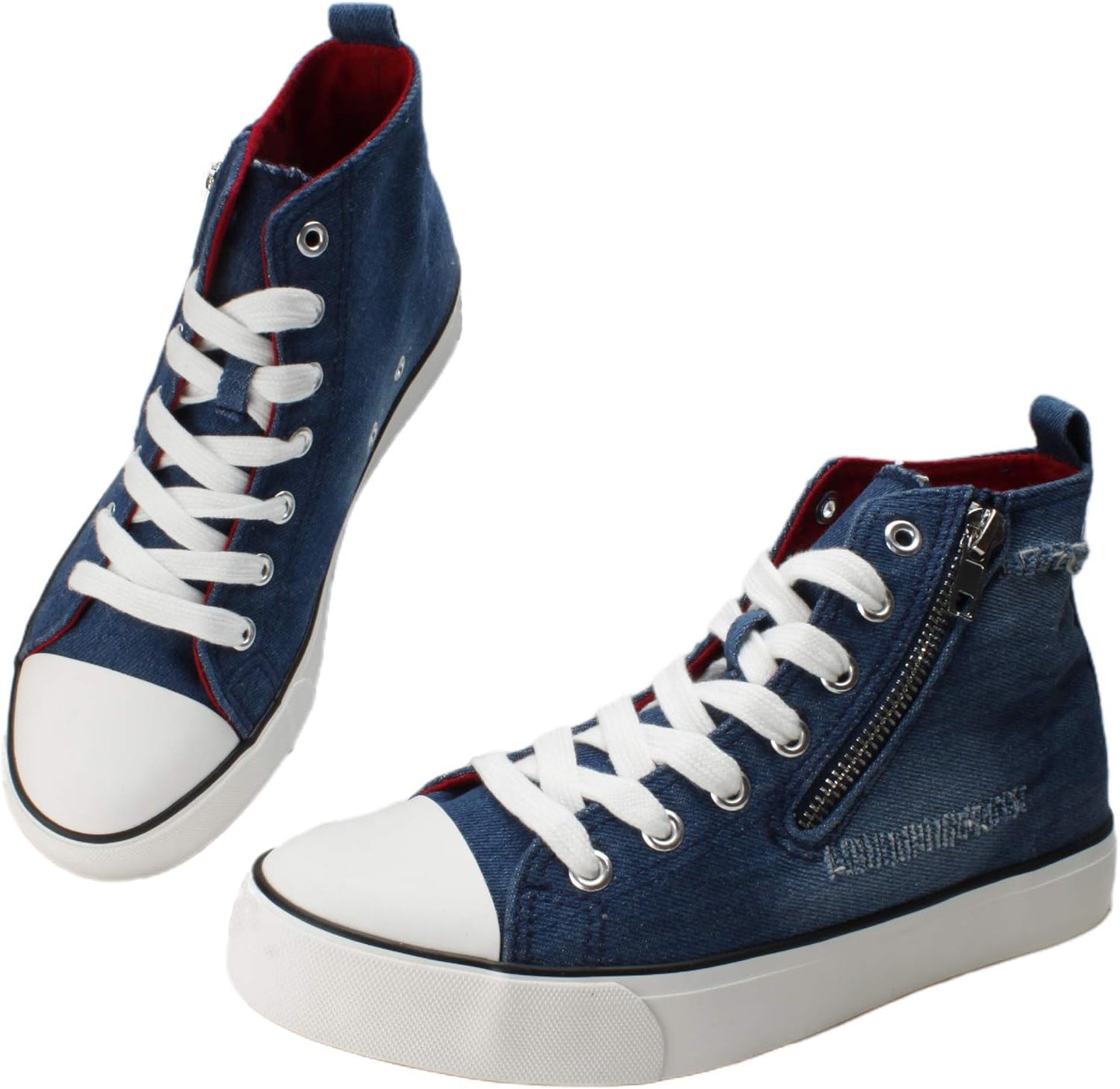 Women'S Fashion Platform High Top Sneakers, Cute Corduroy or Faux Lamb'S Fur Upper，Memory Foam Insole,Trendy Slim Shoe Lace