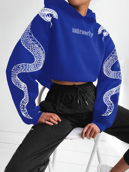 Women’s Red Hoodie – Phoenix & Butterfly Graphic Street Pullover