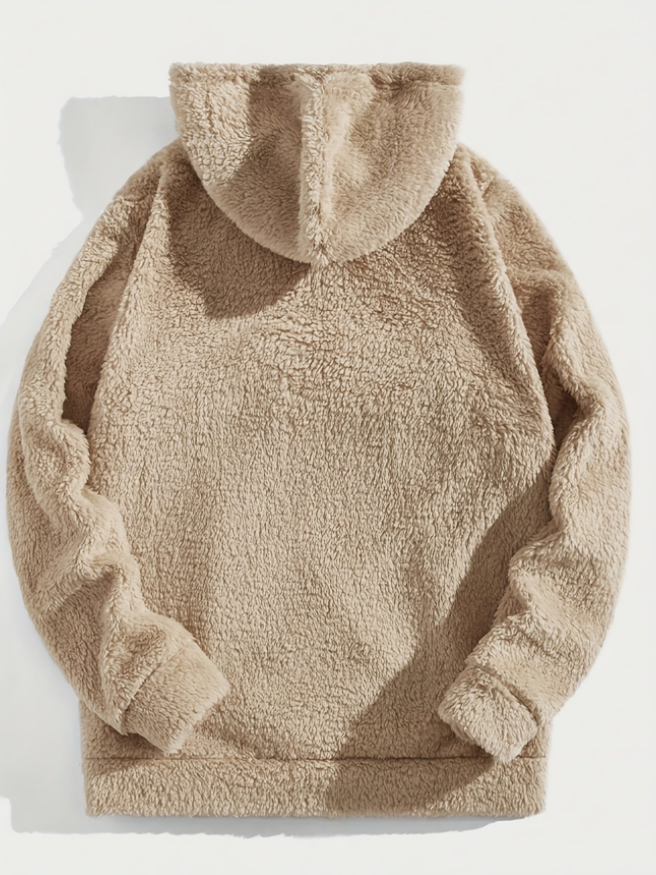 Men’s Plush Fleece Hoodie – Half-Zip “Brooklyn” Winter Pullover
