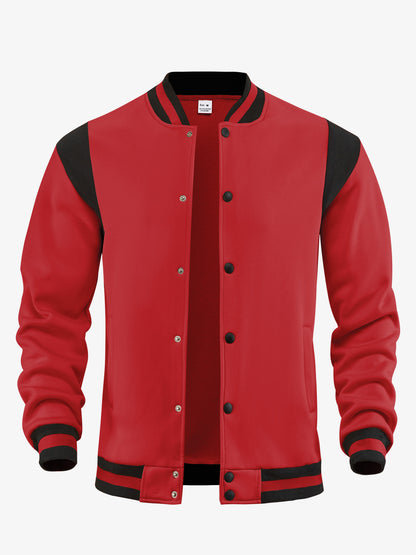 Cárdigan Aviador de Hombre con Forro Polar – Cuello Mao de Retazos