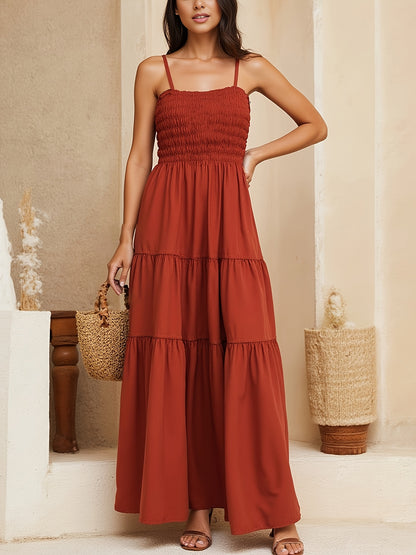 Elegant Halter Neck Maxi Dress – Minimalist Fitted Evening Gown
