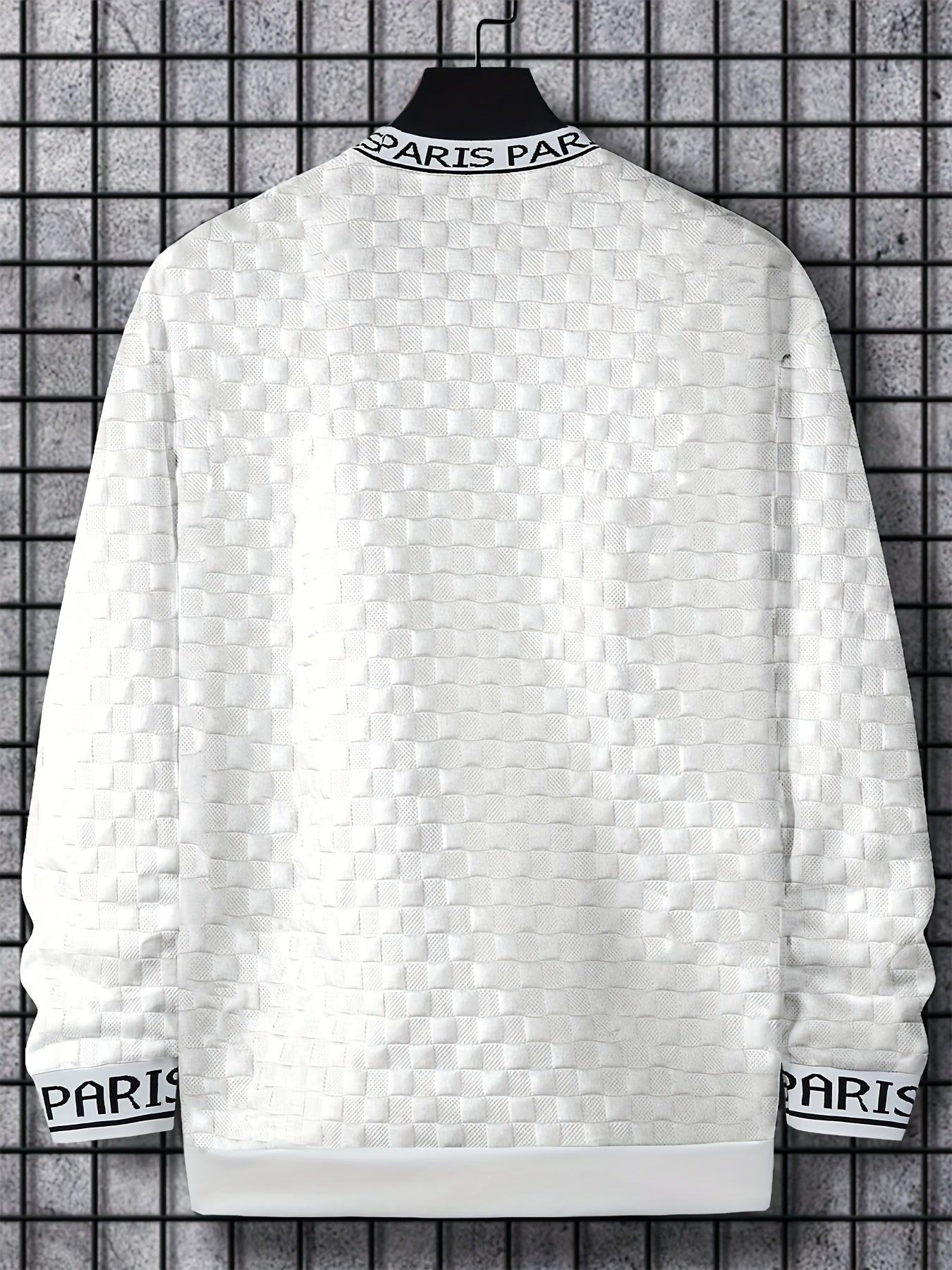 Sweat-shirt performant Jacquard Homme – Pull Décontracté et Sportif