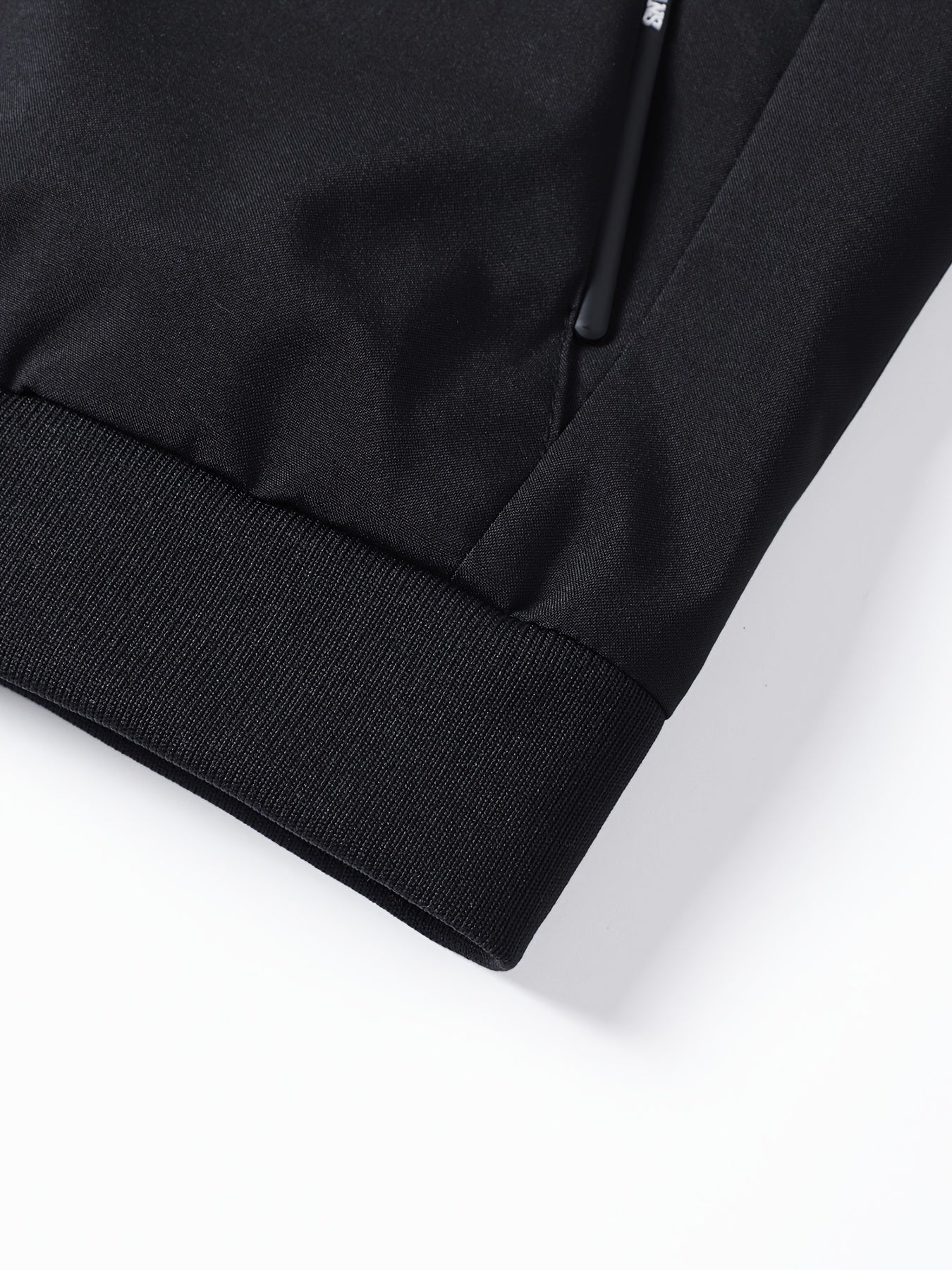 Men’s Letter Embroidered Bomber Jacket – Sporty Casual Streetwear