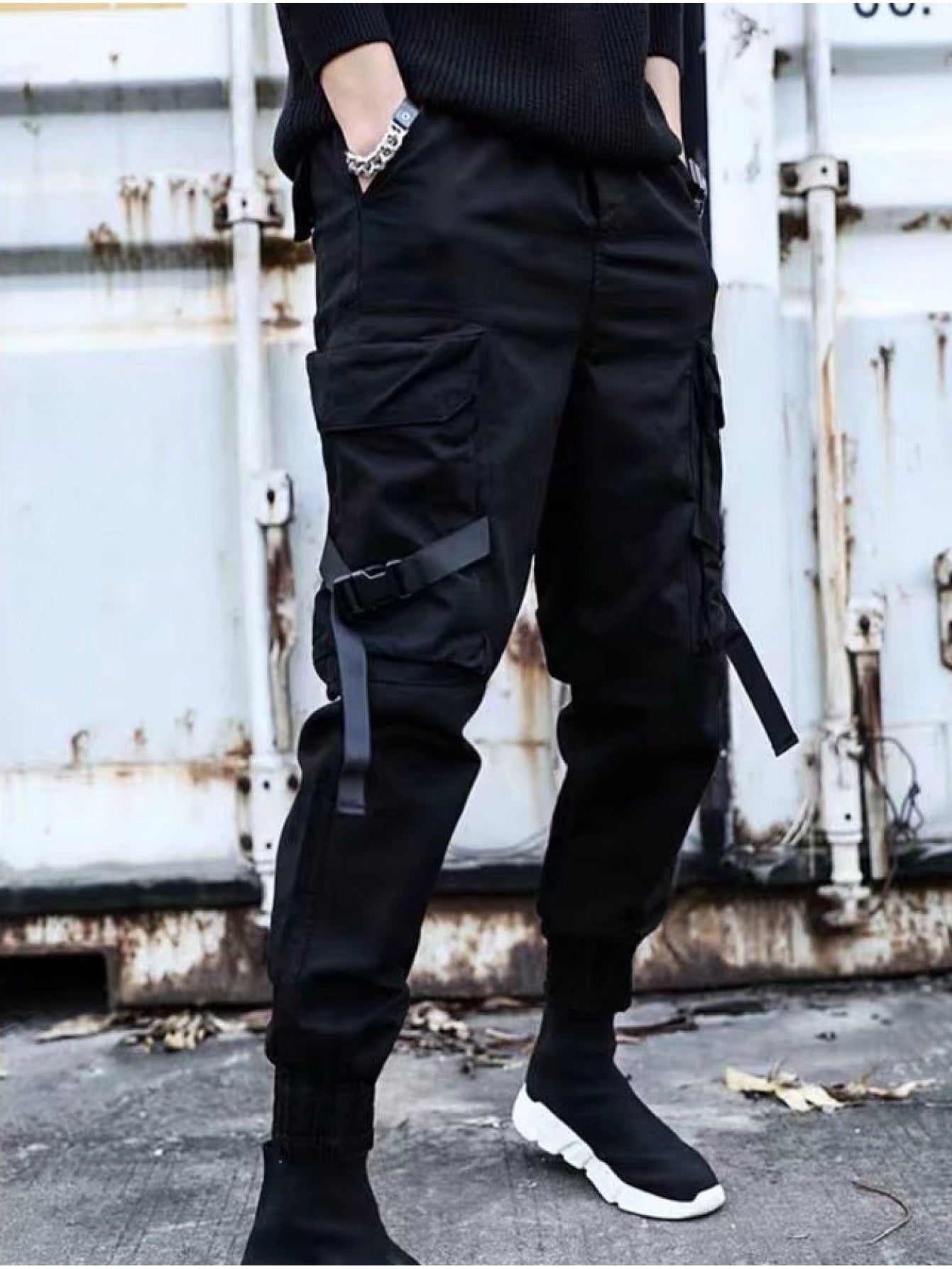 Men’s Slim Cargo Joggers – Trendy Street Pants