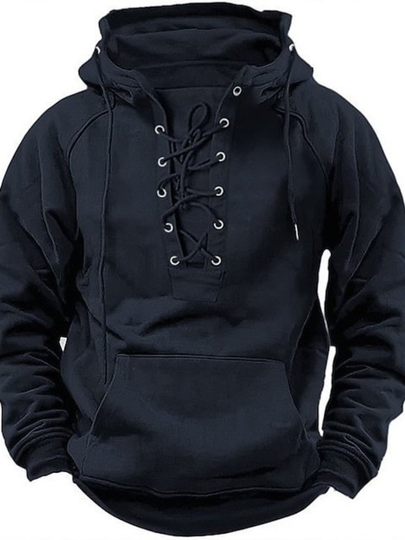 Men’s Oversized Hoodie – Plus Size Heavyweight Pullover with Pocket