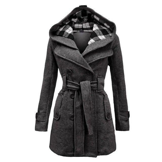 Loom & Soul Women’s Winter Coat – Warm Thick Hooded Long Jacket