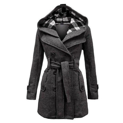 Loom & Soul Women’s Winter Coat – Warm Thick Hooded Long Jacket