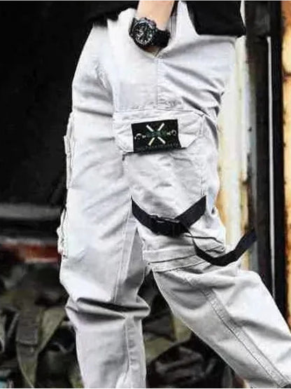 Men’s Slim Cargo Joggers – Trendy Street Pants