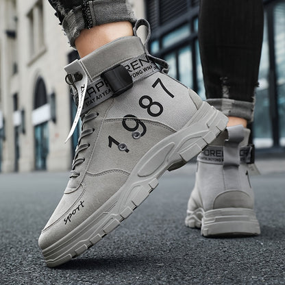 Men’s Stylish Hiking Boots – Durable Non-Slip Outdoor Ankle Boots