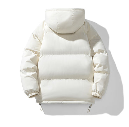 Loom & Soul™ Men’s Winter Hoodie Coat – Thick Cotton-Padded Zip-Up Jacket for Warmth & Everyday Style