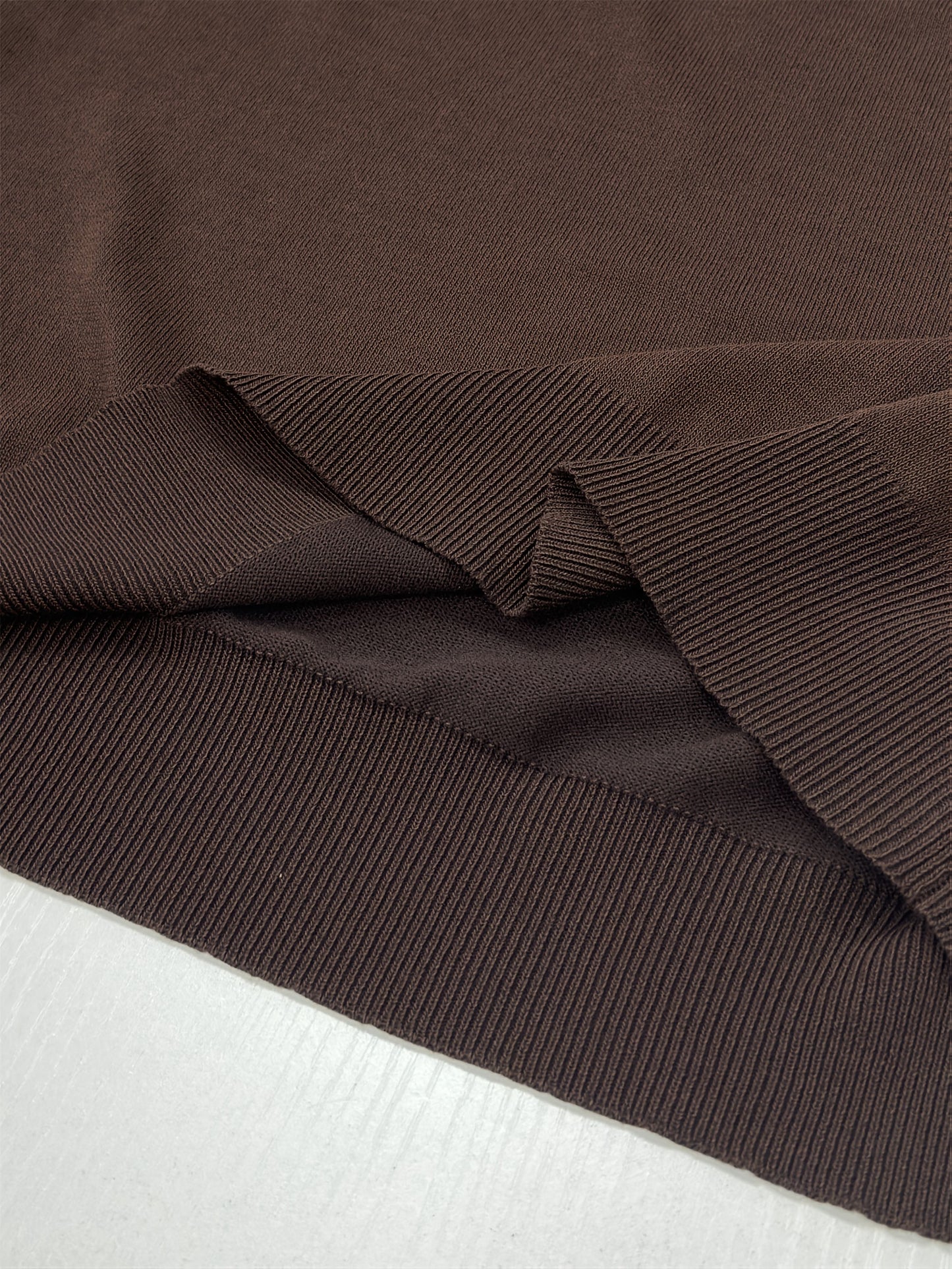 Suéter tipo jersey de punto a rayas para hombre – Clásico, manga larga, cuello redondo