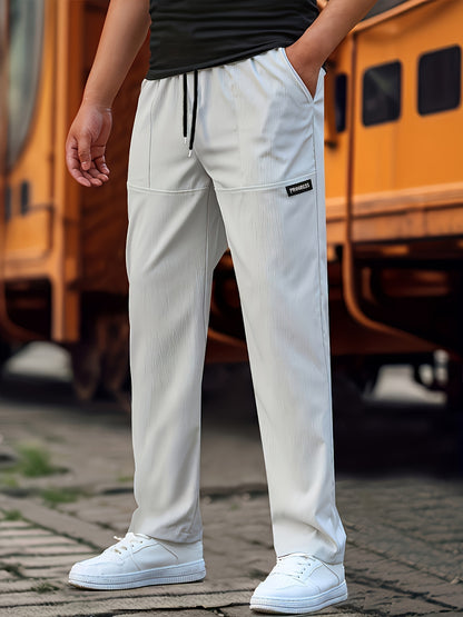Pantalon de sport extensible pour homme – Coupe décontractée et streetwear