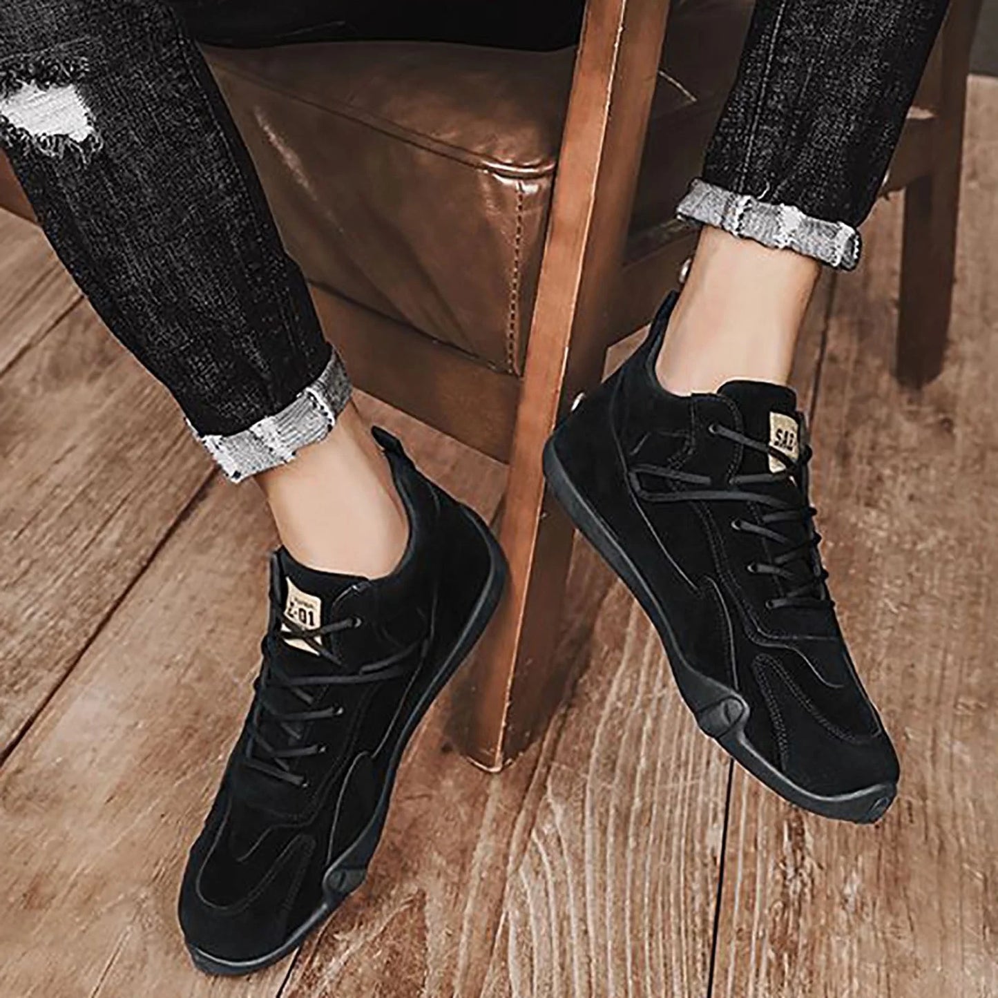 Mens White Shoes Lace up Extra Wide Dress Shoes for Men Sports Shoes for Men Popular Labor Work Shoes Wear High Top Board Shoes Casual Leisure Shoes Mens Leather Casual Shoes Size 10