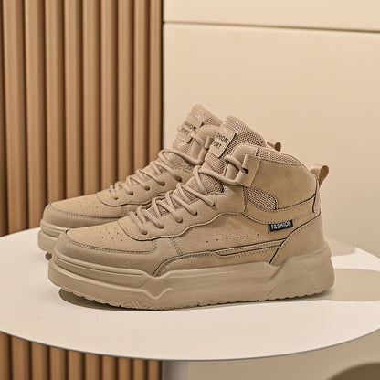 Baskets montantes homme – Chaussures de sport urbaines à lacets