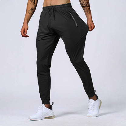 Loom & Soul™ Men’s Jogging Sports Pants – Lightweight Yoga & Training Trousers with High Elastic Comfort Fit