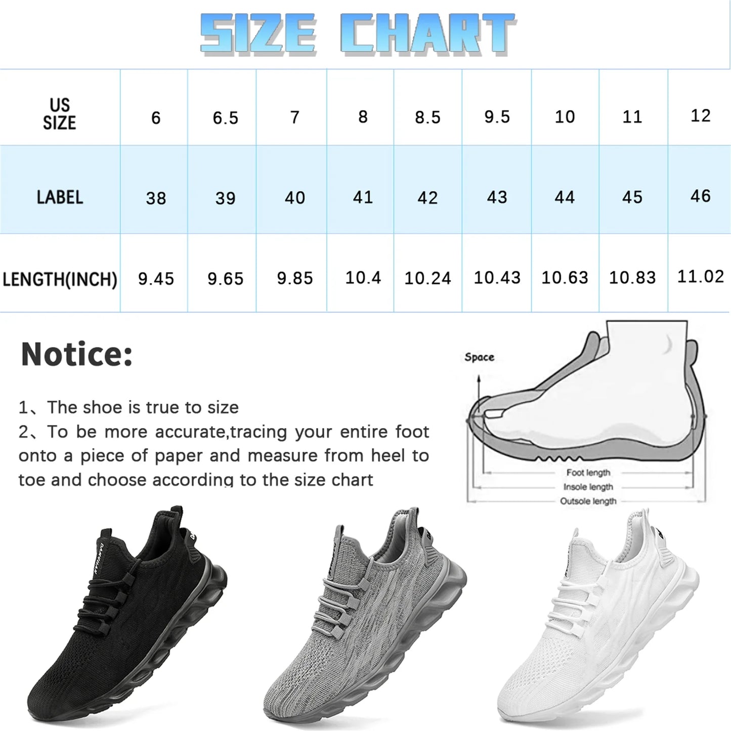 Men'S Shoes Sneakers Casual Shoes Walking Fitness Sports Shoes Outdoor Running Shoes Lightweight