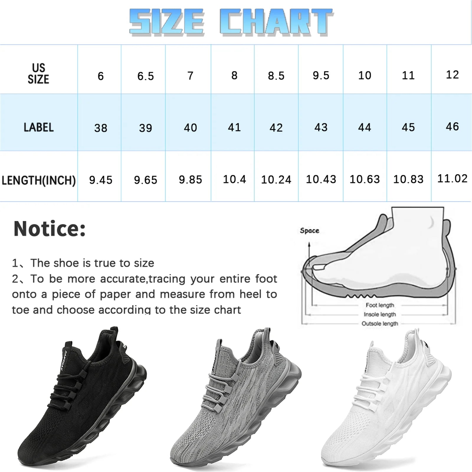 Men'S Shoes Sneakers Casual Shoes Walking Fitness Sports Shoes Outdoor Running Shoes Lightweight