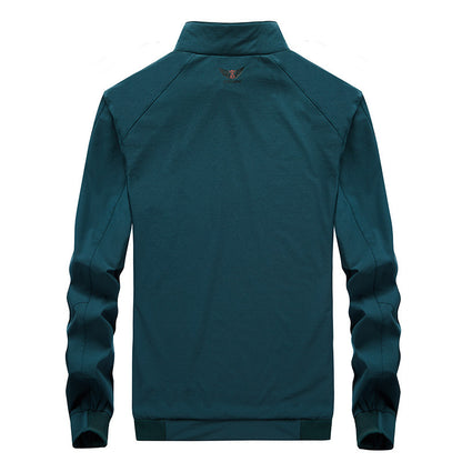 Loom & Soul Men’s Nylon Casual Jacket – Lightweight Daily Zip-Up Windbreaker