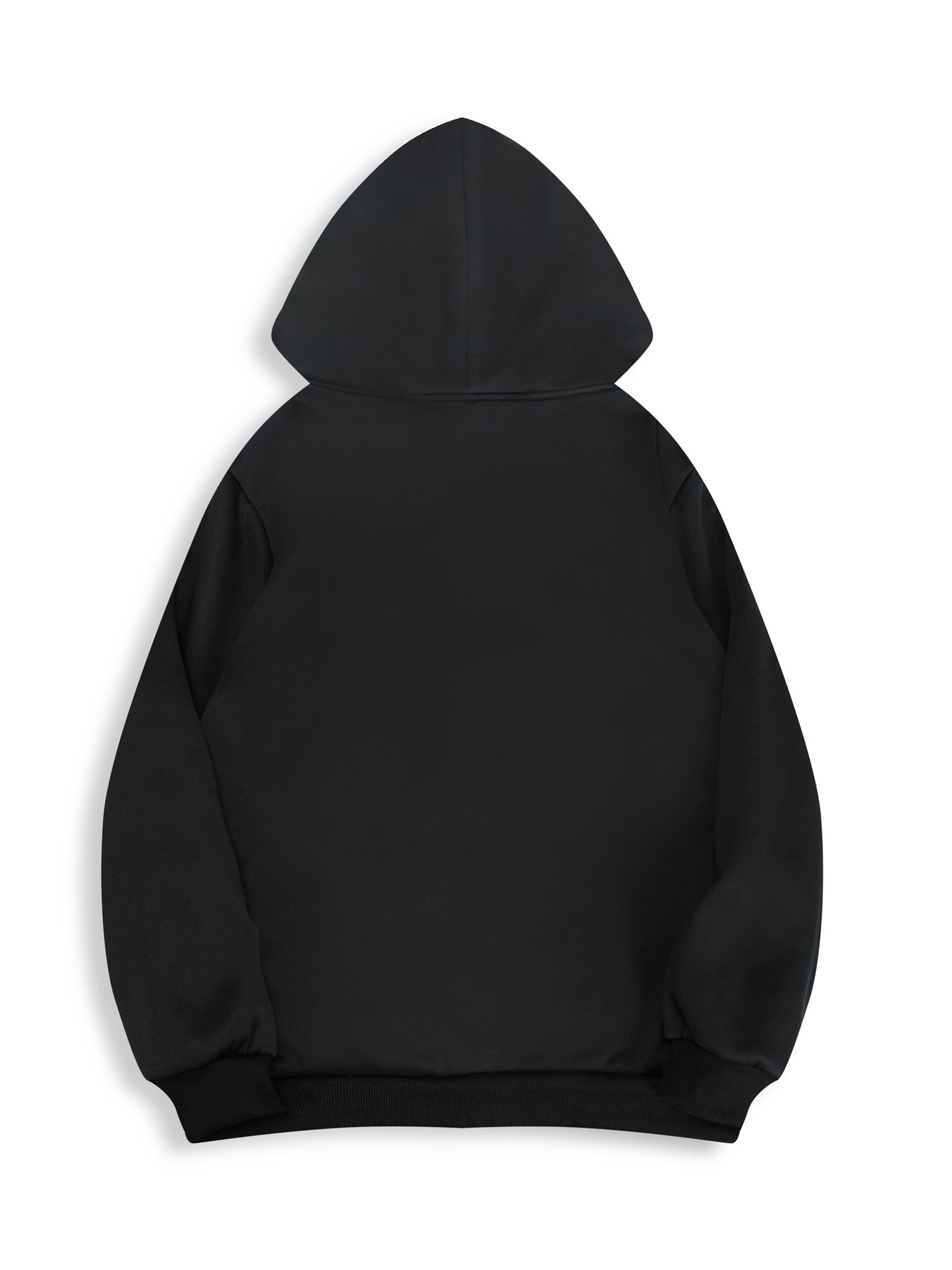 Men’s Skull Print Hooded Jacket – Zip-Up Casual Fall/Winter Hoodie