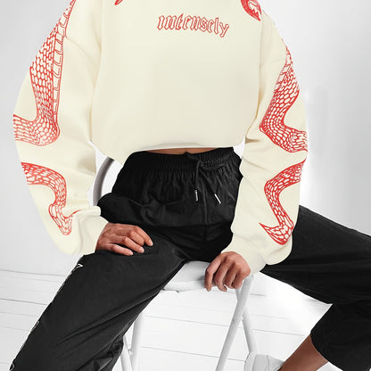 Women’s Red Hoodie – Phoenix & Butterfly Graphic Street Pullover