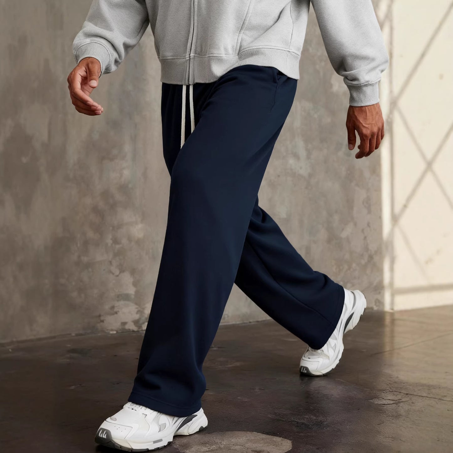 Men’s Straight-Leg Sweatpants – Modern High-Street Fit