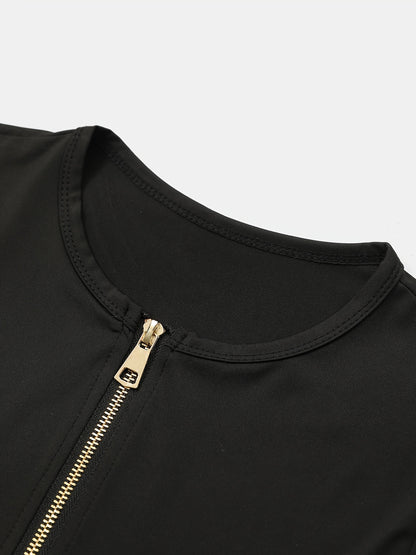 Boat Neck Bodycon Midi Dress – Elegant Slim Fit Short Sleeve Dress