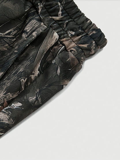 Men’s Camouflage Sports Pants – Loose-Fit Outdoor Straight-Leg Trousers