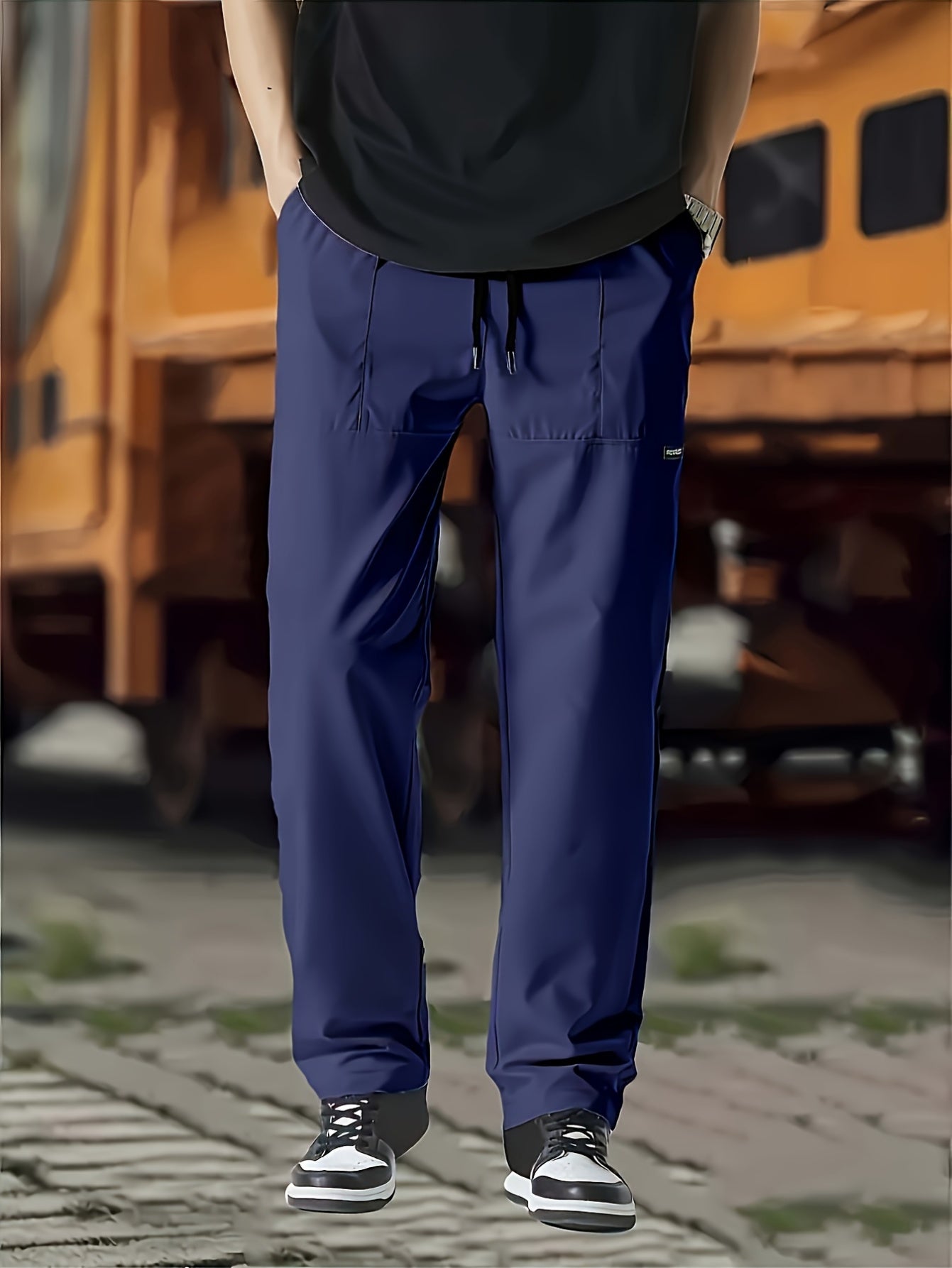 Pantalon de sport extensible pour homme – Coupe décontractée et streetwear