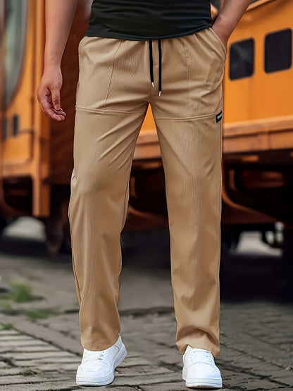 Pantalon de sport extensible pour homme – Coupe décontractée et streetwear