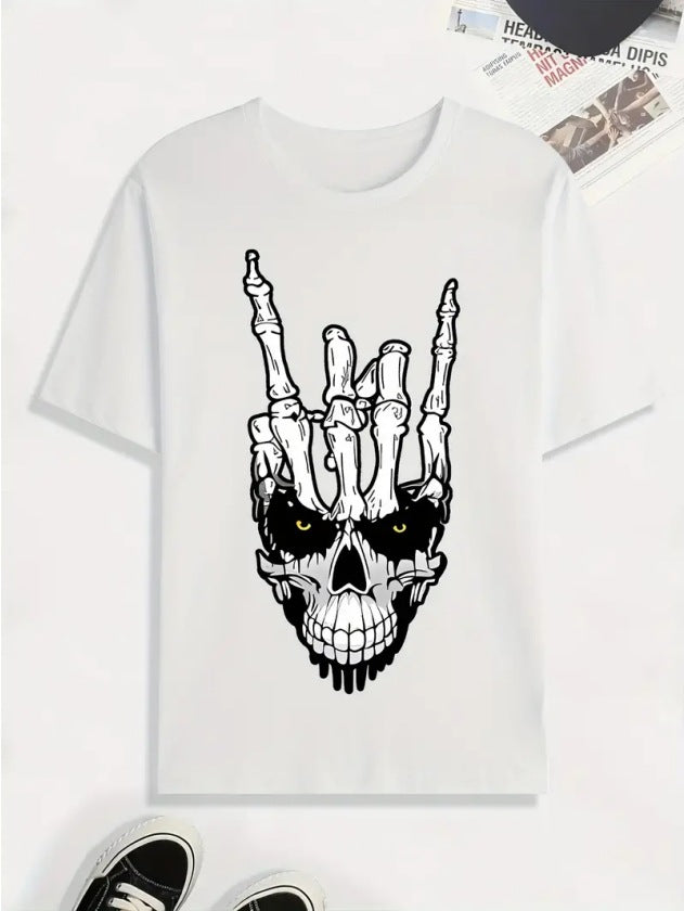 T-shirt rétro en coton pour homme – Tee-shirt décontracté à manches courtes