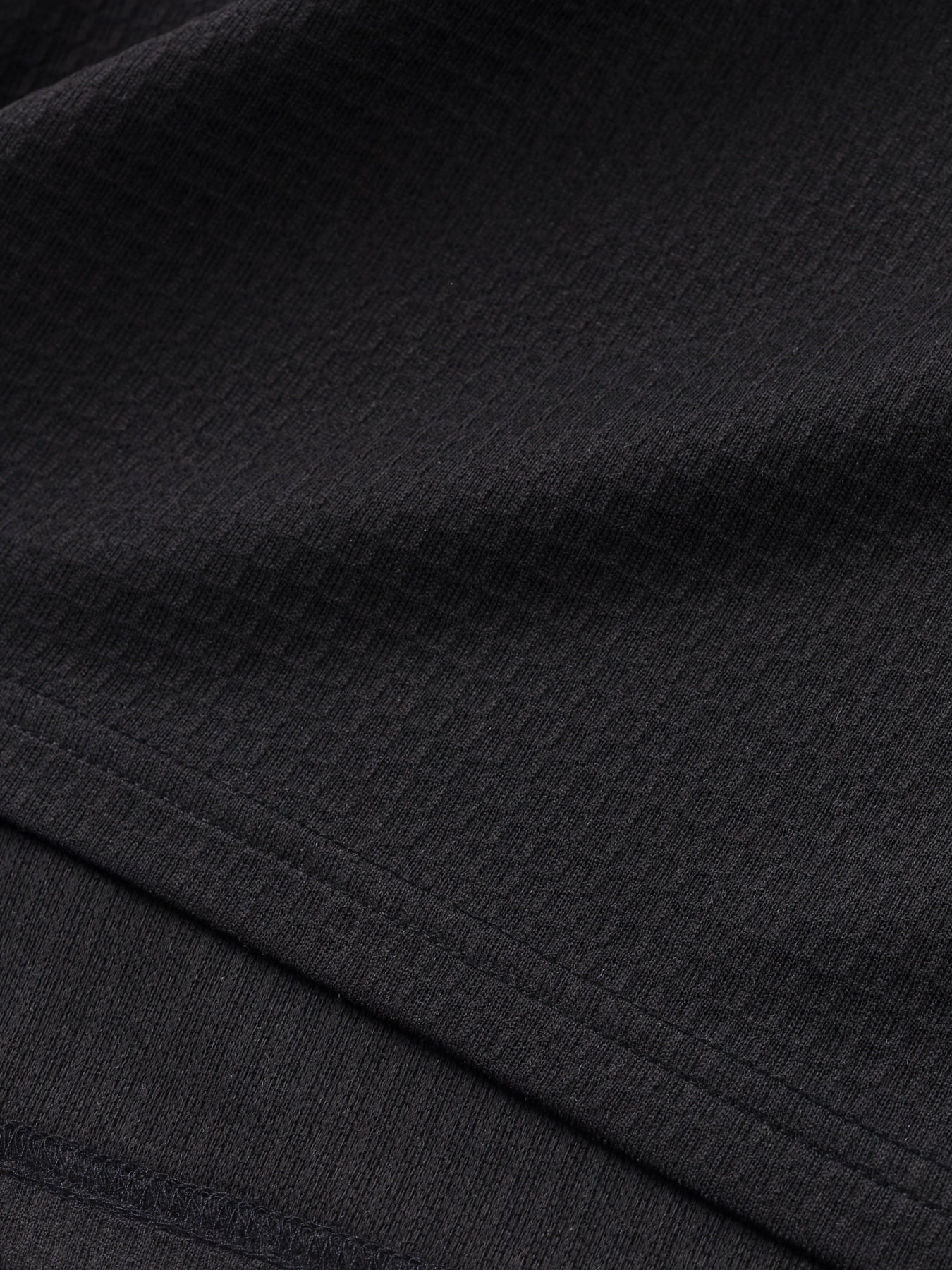 Men’s Waffle Henley Shirt – White & Black All-Season Button Top