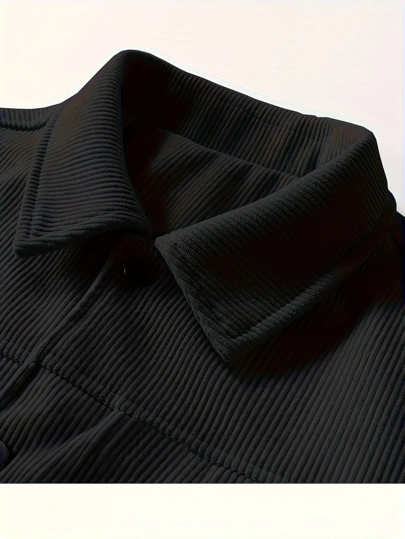 Veste d'hiver coupe-vent pour homme – Manteau en velours côtelé isolé