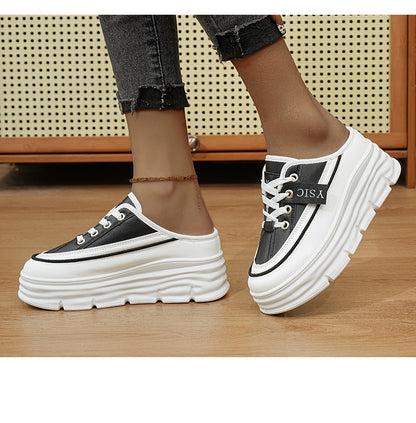 Zapatos Planos Casuales de Verano – Sandalias Cómodas de Uso Diario con Cordones
