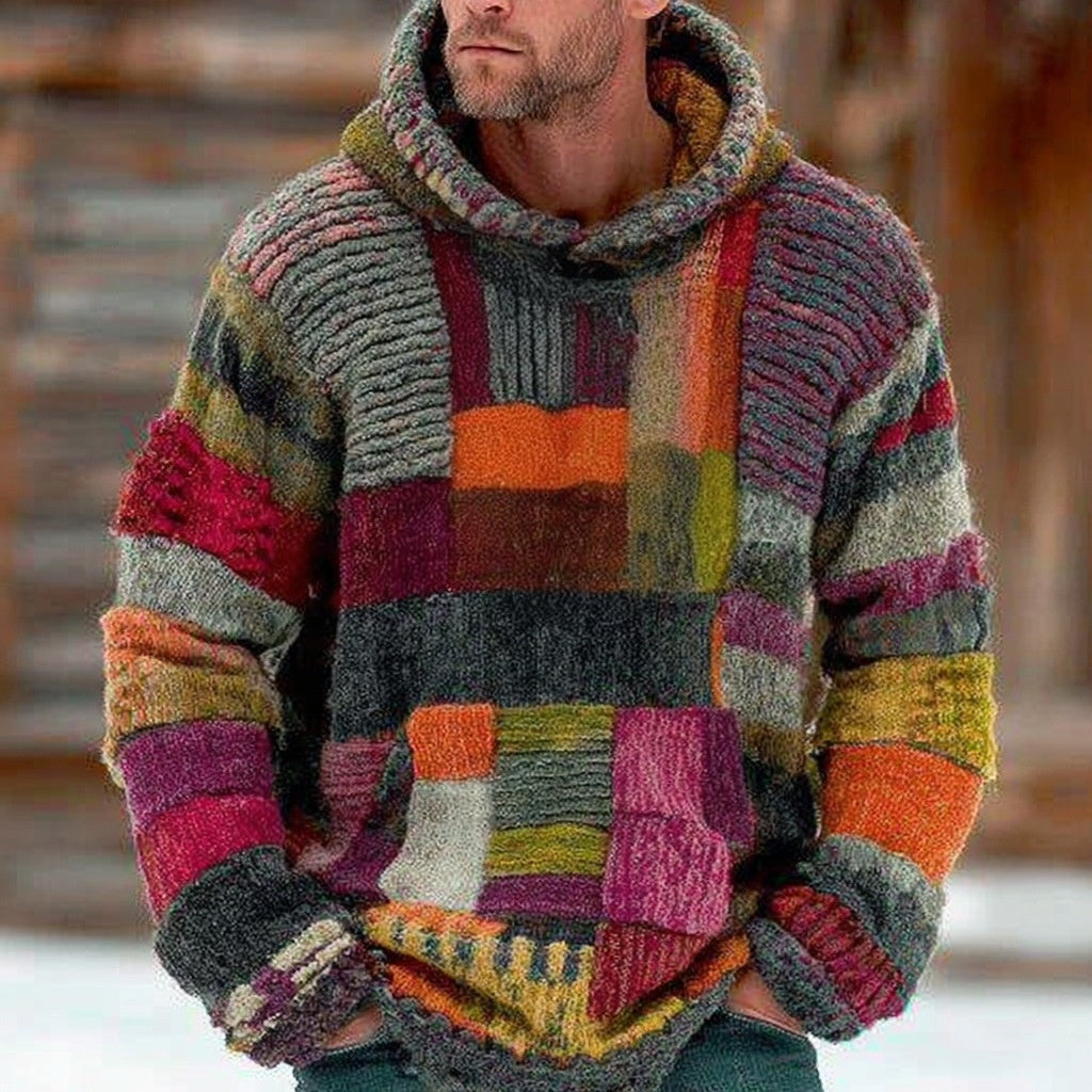 Sweat à capuche vintage pour homme – Coupe décontractée ample