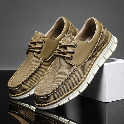 Men’s Casual Lace-Up Sneakers – Breathable Everyday Street Fit