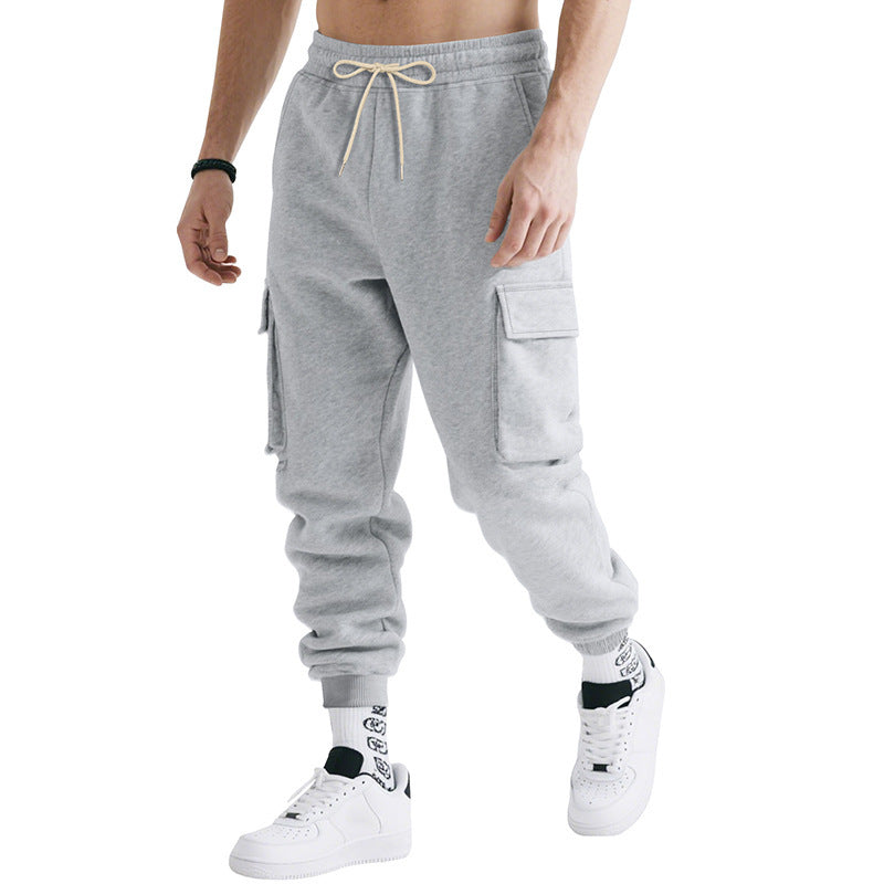 Pantalon de travail multipoches pour homme – Coupe décontractée