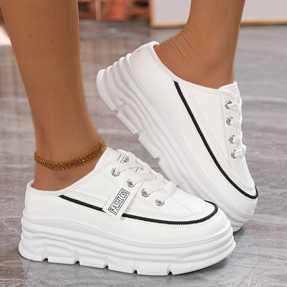 Zapatos Planos Casuales de Verano – Sandalias Cómodas de Uso Diario con Cordones