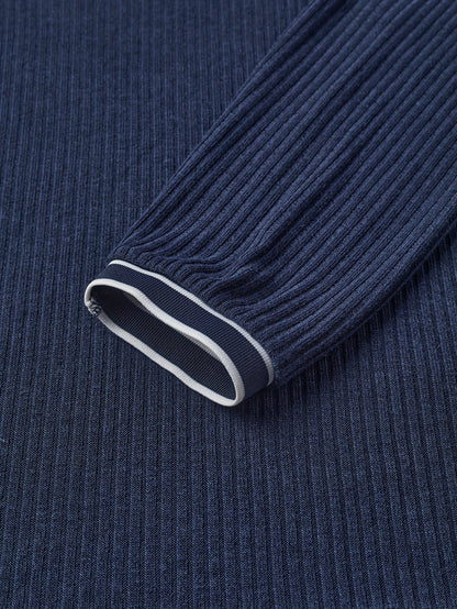 Haut à capuche Henley color block pour homme – Pull décontracté à boutons