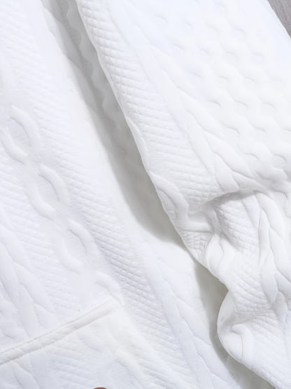 Men’s Sports Hoodie – Solid Color Long Sleeve 280gsm Activewear